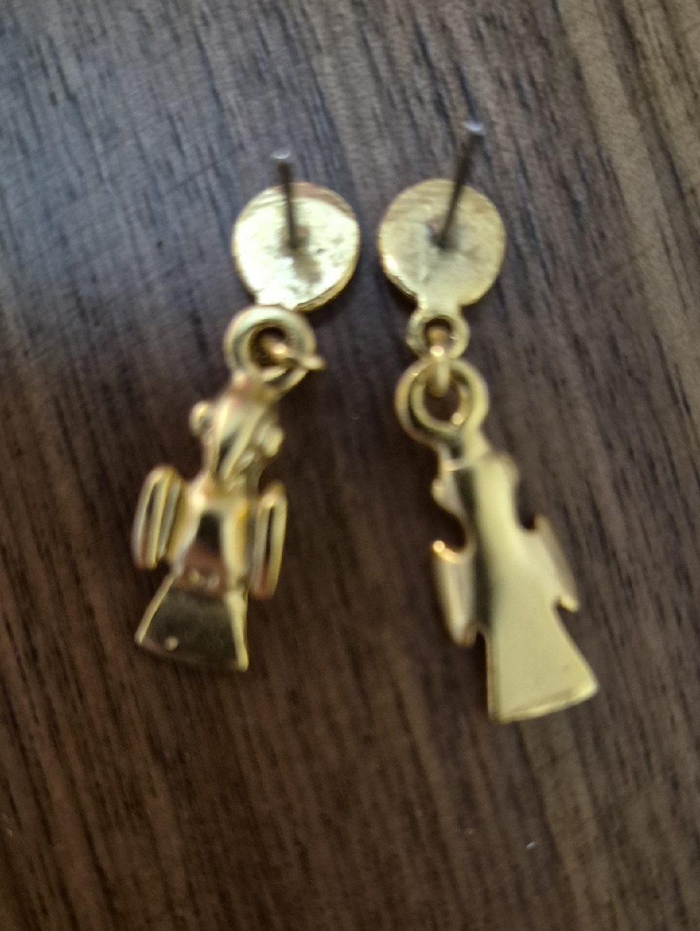 Gold-Tone Angel Drop Earrings - Women Jewelry